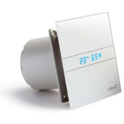 Sapho Cata E - Extractor de aire axial automático, E-150 GT, 150 W, tubería 100 mm, blanco 00902200