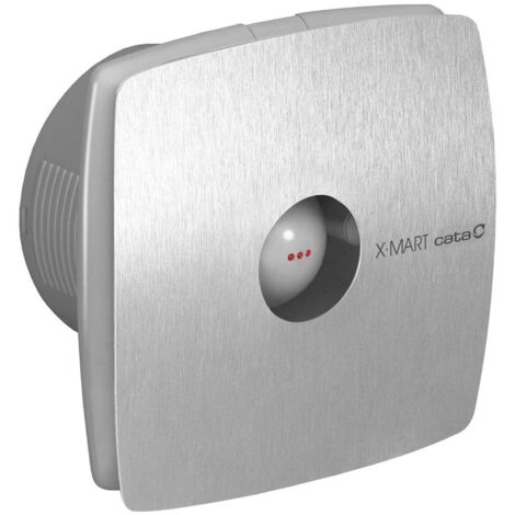 Sapho Cata X-Mart - Ventilatore assiale da bagno X-MART 10, 15W, condotto 100 mm, acciaio inox 01040000