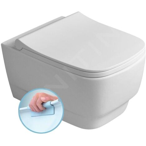 Sapho Céramique - Toilettes suspendues, Rimless, blanc 100214