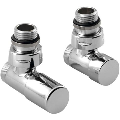 Sapho Compact - Juego de conexión para válvulas manuales de esquina, cromo CP5015S
