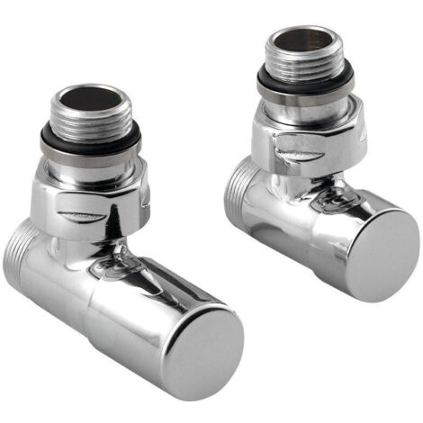 Sapho Compact - Kit de raccordement de robinets, d'angle, manuel, chrome CP5015S