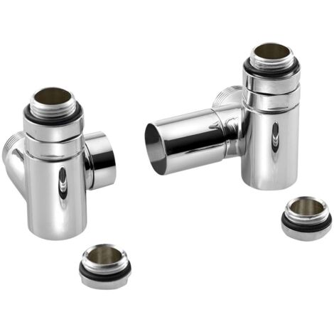 Sapho Corner Combi - Kit de conexión de válvula termostática triaxial, izquierda, cromo CP330S