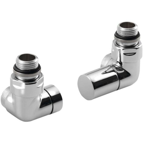 Sapho Corner - Ventilanschlussset, trixial, rechts, Chrom CP130S