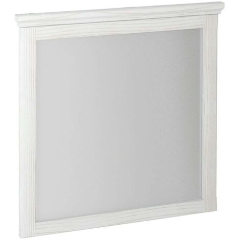 Sapho Cross - Espejo en marco 70x80 cm, blanco antiguo CR212