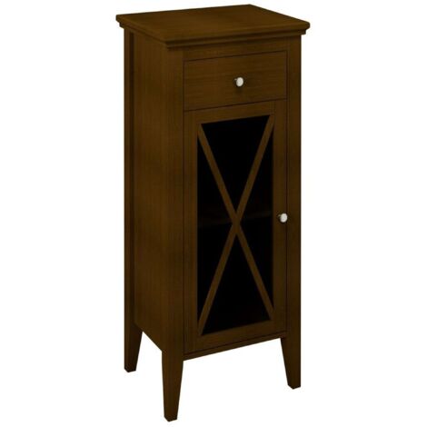 Sapho Cross - Mobile 49x120x39 cm, a sinistra, mogano CR018
