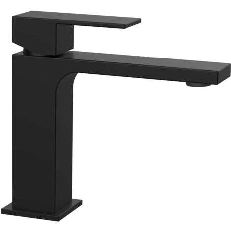 Sapho Cubemix - Miscelatore da lavabo, nero opaco CM002B