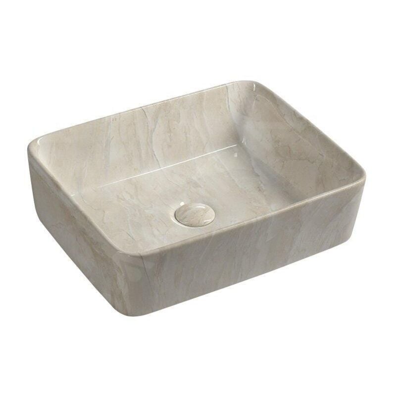 Sapho - Dalma - Vasque à poser, 475x375 mm, sans trou pour robinet, marfil MM527