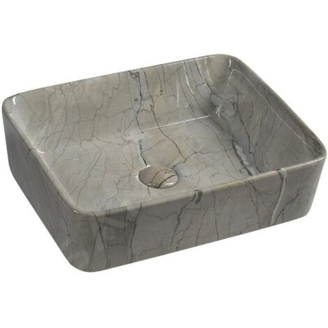 Sapho Dalma - Vasque à poser, 475x375 mm, sans trou pour robinet, grigio MM513