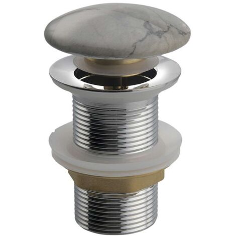 Sapho Dalma - Verschließbarer Waschtischablauf 1 1/4, Click Clack, grigio MM713