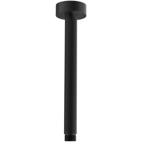 Sapho Docce - Braccio doccia a soffitto, 20 cm, nero opaco 1205-05B