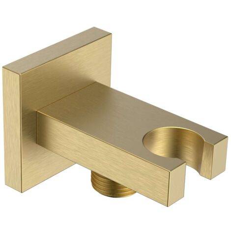 Sapho Docce - Presa d'acqua a muro con supporto, oro AQ591GB