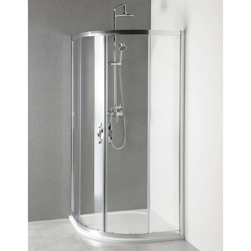 Sapho - Douches - Cabine de douche 90x90x190 cm avec receveur, verre clair AG4290