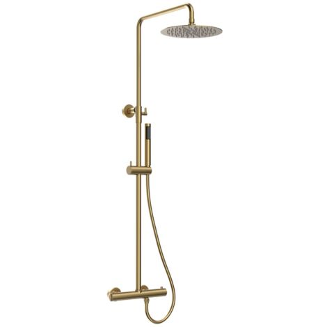 Sapho Douches - Set de douche avec thermostat, doré mat KU139GB