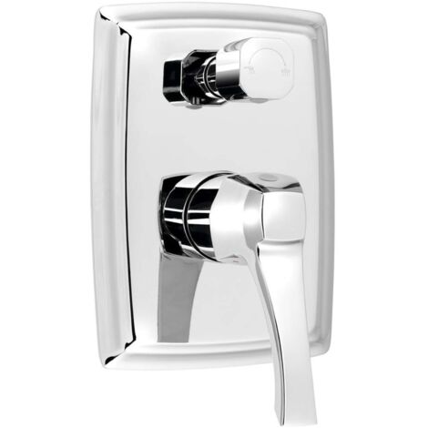 Sapho Dreamart - Miscelatore da incasso per doccia con interruttore e corpo, cromo DA042