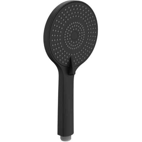 Sapho Duchas - Alcachofa de ducha, 3 chorros, negro mate SK879B