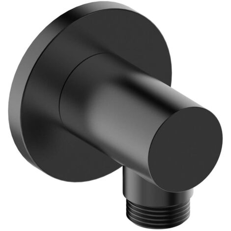 Sapho Duchas - Codo de pared, negro mate 1205-01B