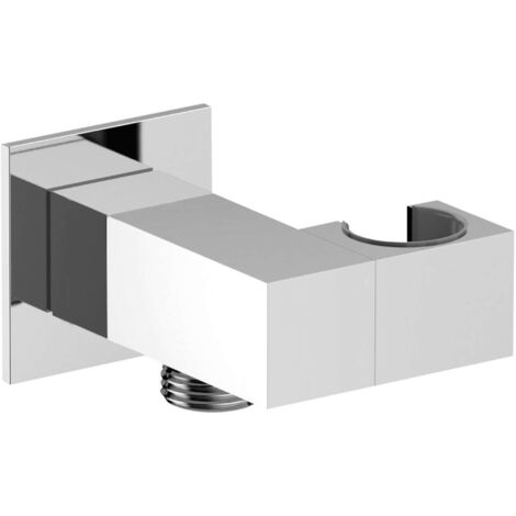 Sapho Duchas - Soporte de ducha con salida, cromo SG301