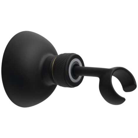 Sapho Duchas - Soporte de ducha giratorio, negro mate SUP15