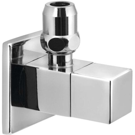 Sapho Eckventile - Eckventil mit Rosette, 1/2x3/8, chrom SL111