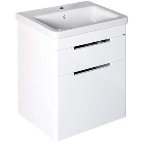 Sapho Ella - Mobile lavabo 565x650x430 mm, 2 cassetti, bianco EL062-3030