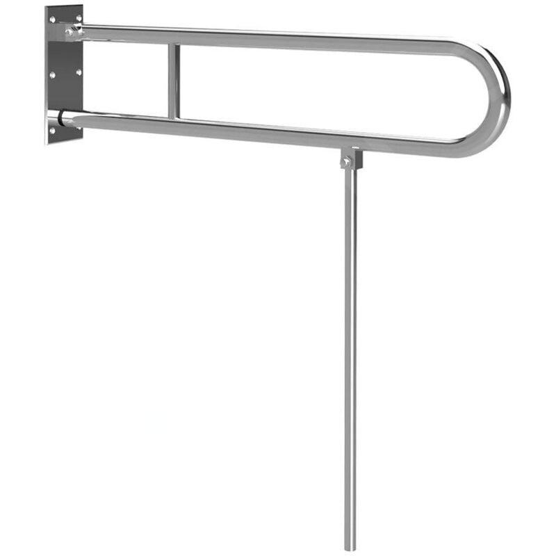 Quipement de salle de bain - Barre d'appui pliante, droite, inox XH523 - Sapho