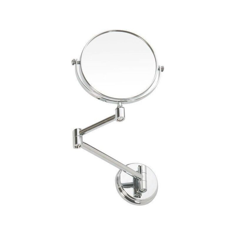 Quipement de salle de bain - Miroir de maquillage mural, chrome XR005 - Sapho