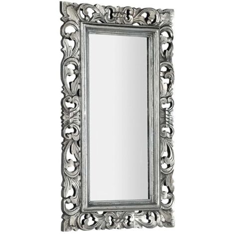 Sapho Espejos - Espejo con marco, 40x70 cm, plata IN109