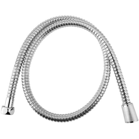 Sapho – Flexible de douche 100 cm en chrome – Raccordement mitigeur colonne douche – Usage professionnel – FLEX100