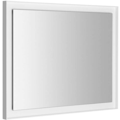 Sapho Flut - Spiegel Flut mit LED-Beleuchtung 90x70 cm, weiß FT090
