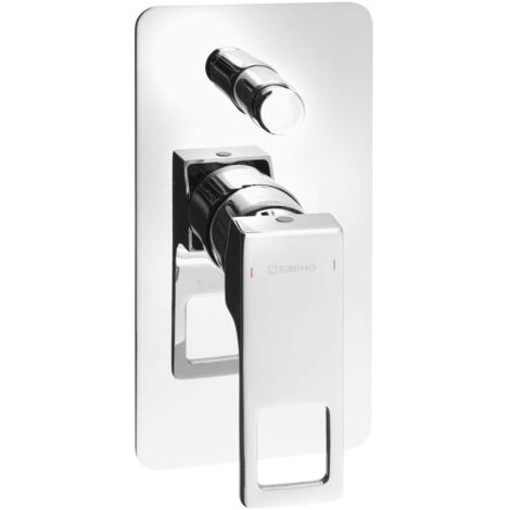 Sapho Forata - Miscelatore ad incasso per 2 utenze, cromo FT042