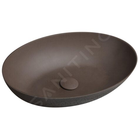 Sapho Formigo - Vasque, 600x400 mm, sans trop-plein, brun foncé FG024
