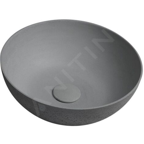 Sapho Formigo - Vasque, diamètre 390 mm, sans trop-plein, gris FG039