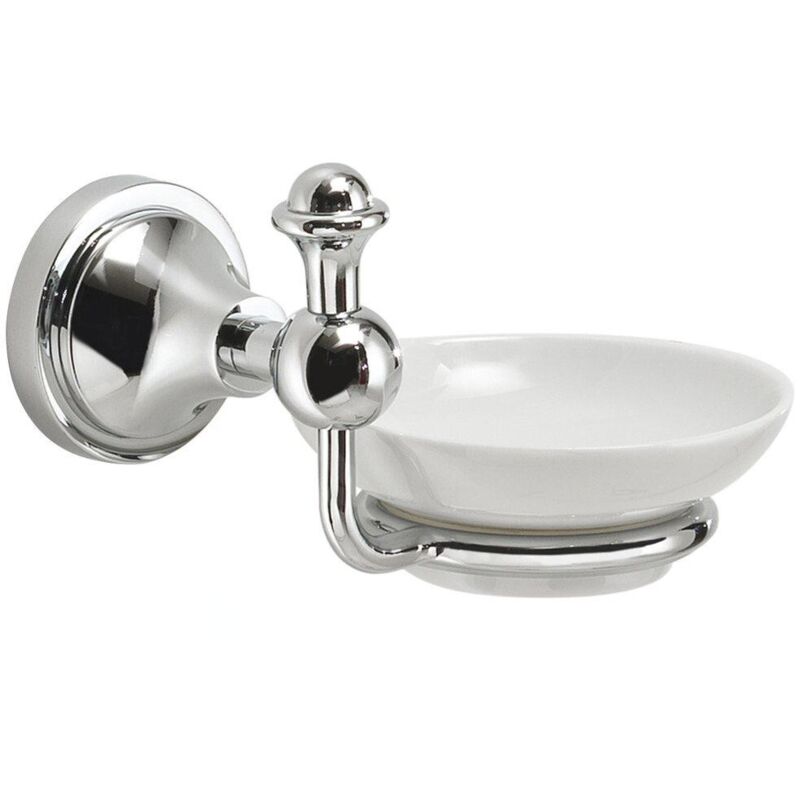 Sapho Gedi Nevis - Porte-savon, céramique / chrome NV1113