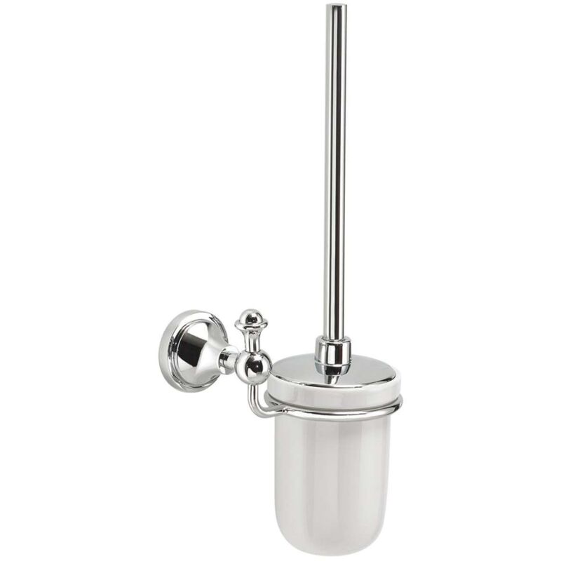 Gedy - Sapho Gedi Nevis - Toilettenbürste Mit Halter, Wandmontage, Keramik/chrom Nv330313