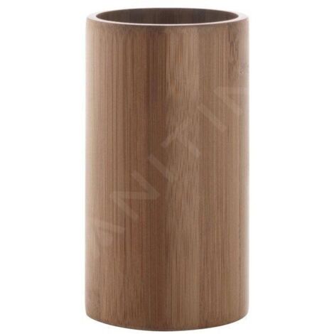 Sapho Gedy Altea - Verre pour brosses à dents et dentifrice à poser, bambou AL9835