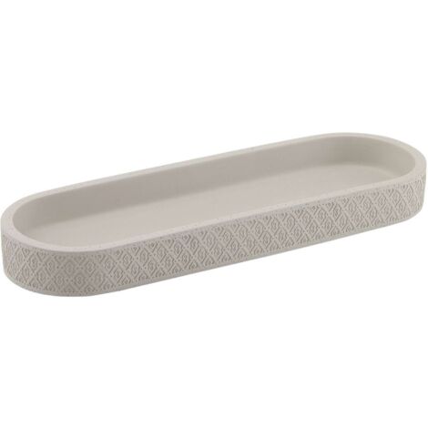 Sapho Gedy Badaccessoires - Schale Afrodite, grauweiß 4906