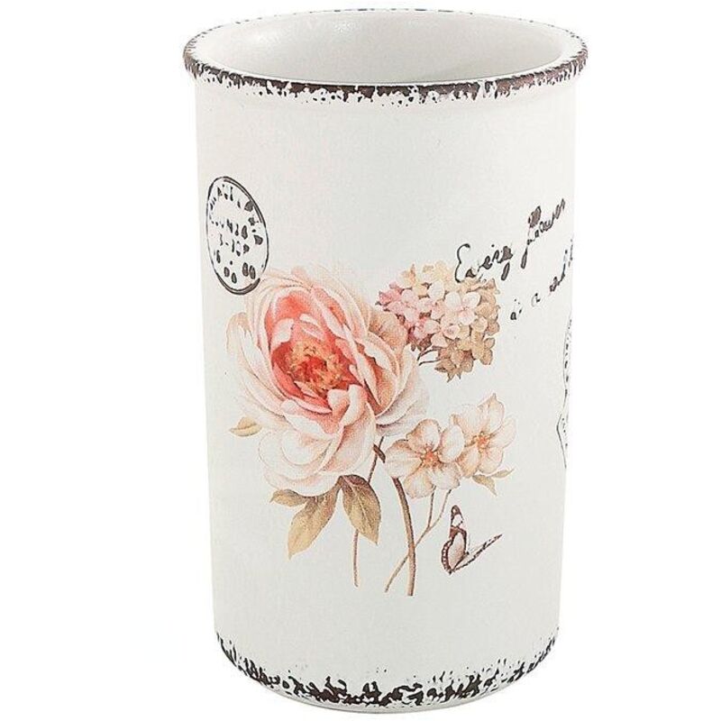 Sapho Gedy Clothilde - Porte brosses à dents et dentifrice, blanc CI9802