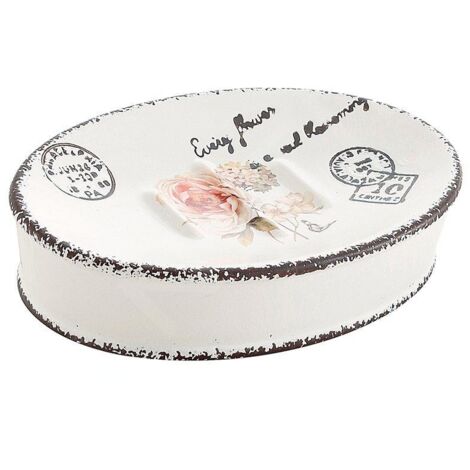 Sapho Gedy Clothilde - Porte-savon sur pied, blanc CI1102