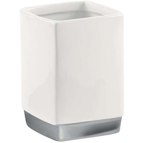 Sapho Gedy Lucy - Porte brosses à dents et dentifrice, blanc LY98