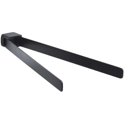 Sapho Gedy Pirenei - Toallero giratorio, longitud 35 cm, negro mate PI2314