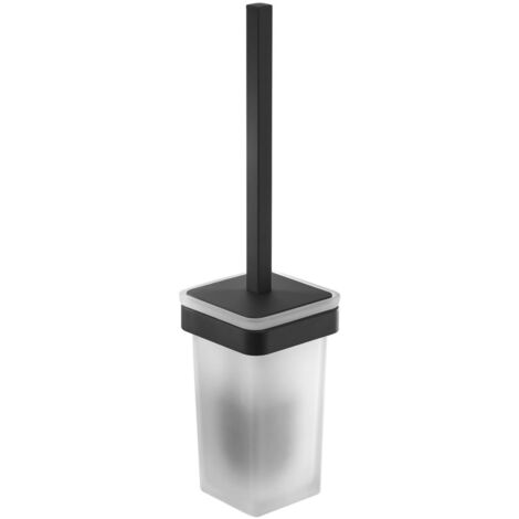 Sapho Gedy Samoa - WC-Bürste mit Halter, Glas matt/schwarz matt A83314