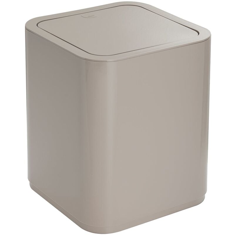 63096600900 seventy Papelera Con Tapa 8 Litros Beige - ref: 63096600900 - Gedy