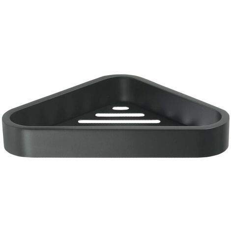 Sapho Gedy Smart - Eck-Duschablage 17x3x17 cm, schwarzmatt 328314