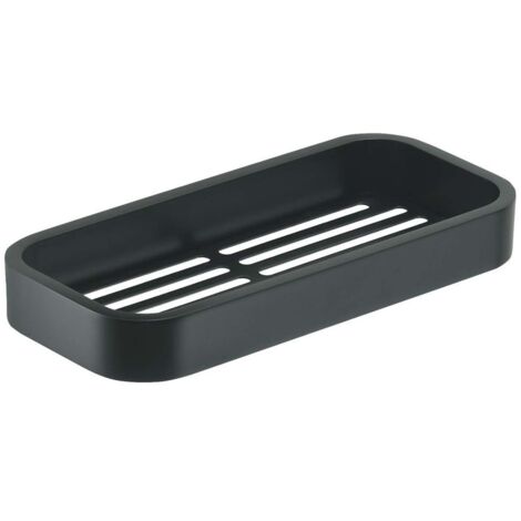 Sapho Gedy Smart - Estante de ducha 24x3x11 cm, negro mate 321814