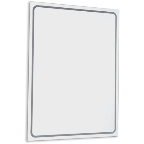 Sapho Gemini II - Miroir avec éclairage LED, 60x80 cm GM060