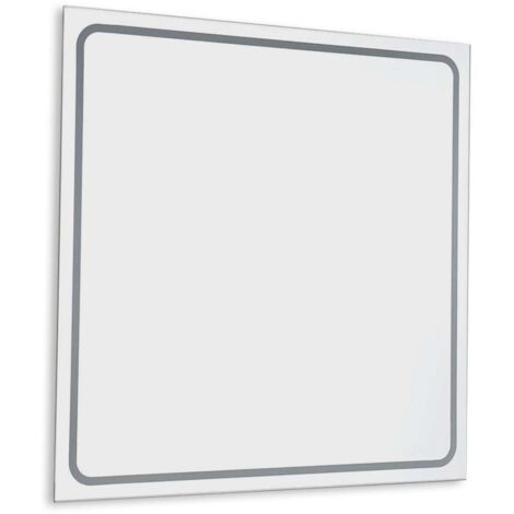 Sapho Gemini II - Miroir avec éclairage LED, 900x900 mm GM092