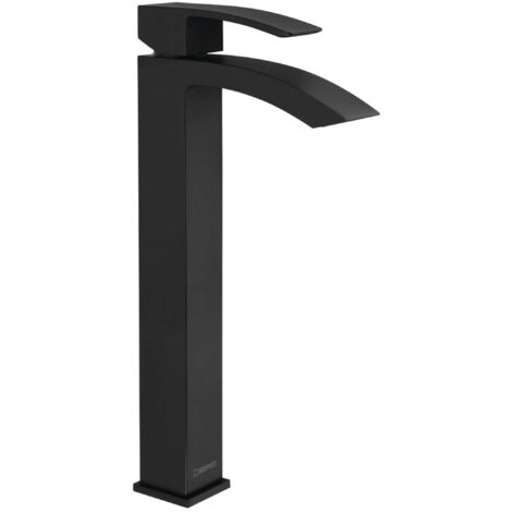 Sapho Ginko - Miscelatore per lavabo alto, nero opaco 1101-04B