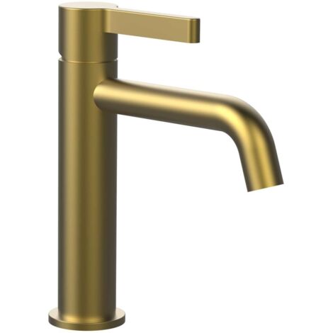Sapho Iconic - Miscelatore da lavabo, color oro opaco AF002GB