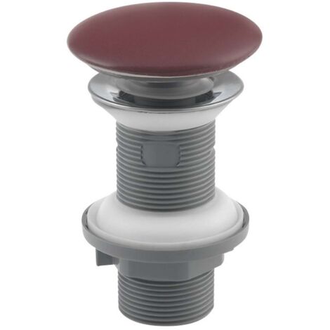 Sapho Infinity - Ablaufgarnitur für Waschtisch, Click-Clack, Maroon Red 38TP0169I