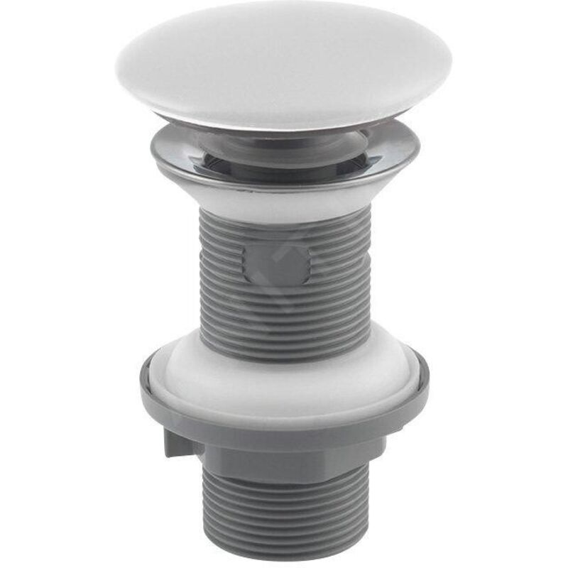 Sapho Infinity - Bonde de lavabo, Click Clack, blanc mat 38TP0166I